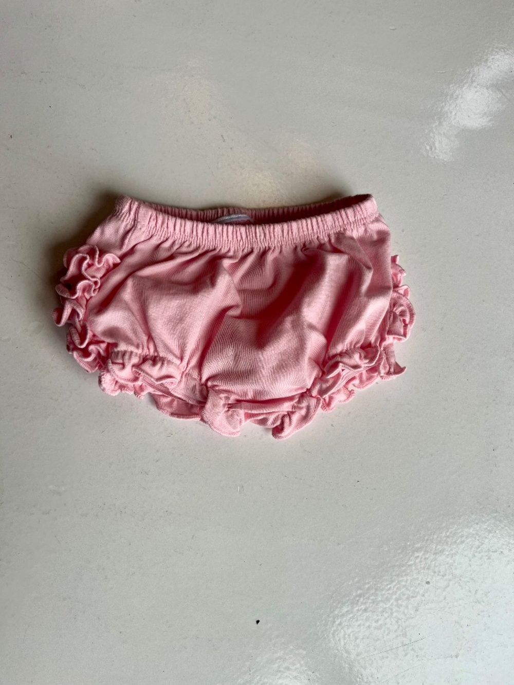 Pink Ruffle Bloomers Shorts - Picture 2 of 3